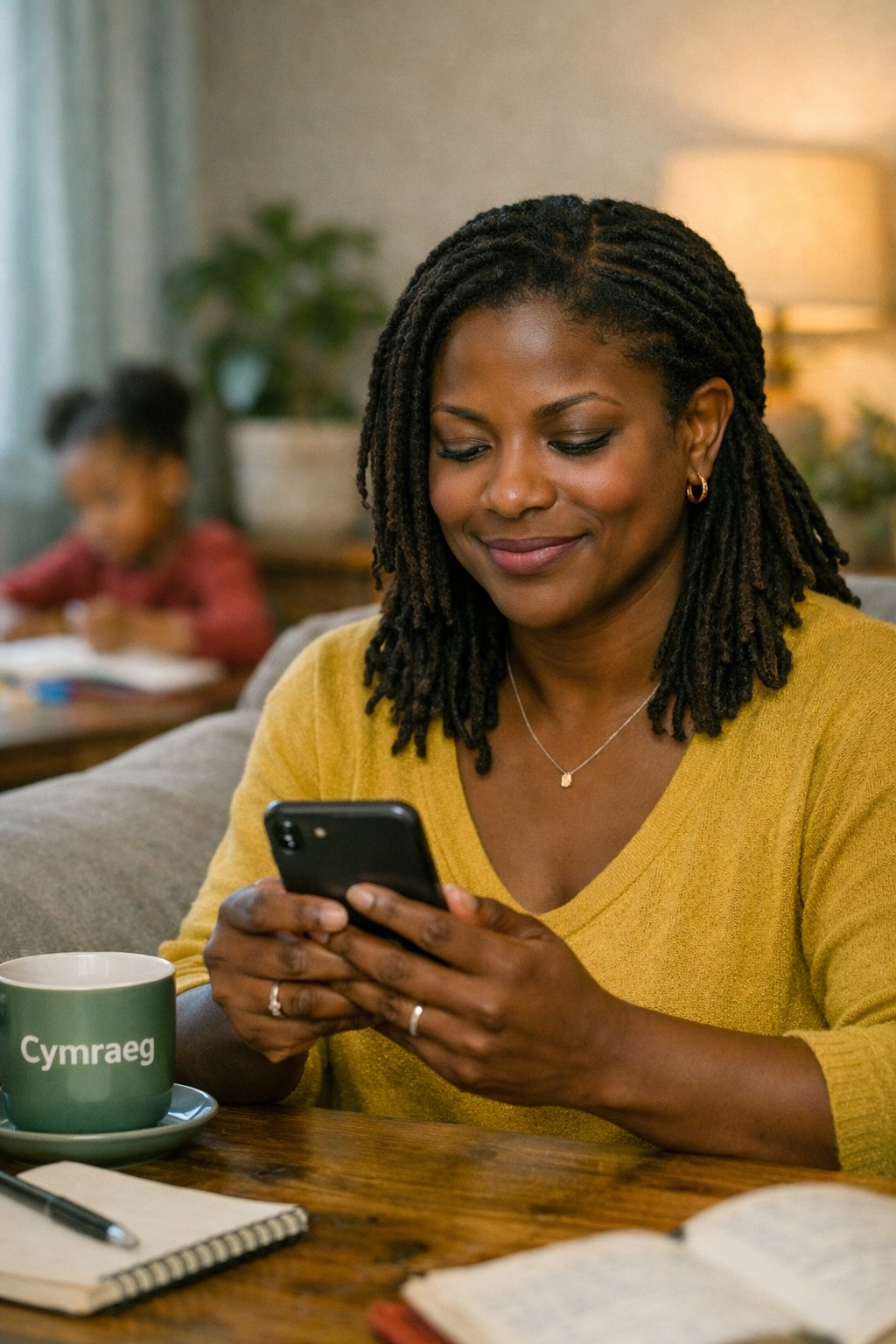 Parent joining a session quietly from their phone
